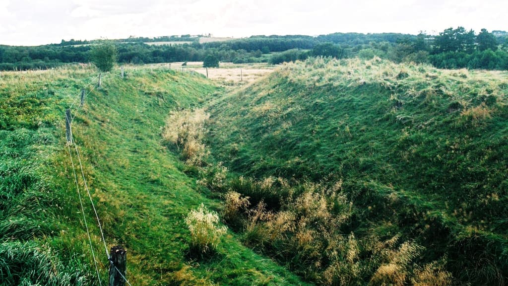 Egholm Slotsruin (Die Schlossruine bei Egholm)