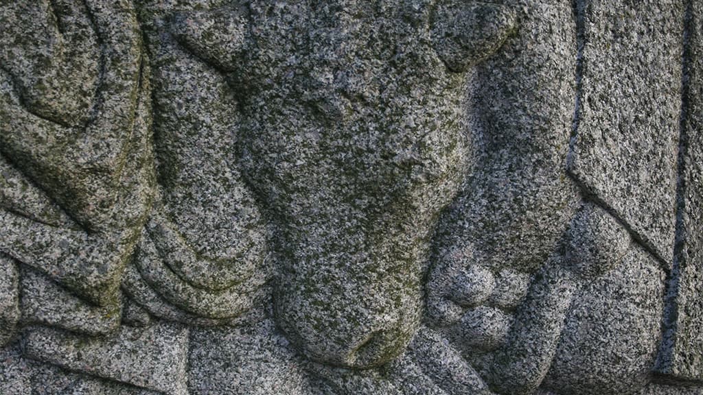 Hærvejsskulptur i Bække