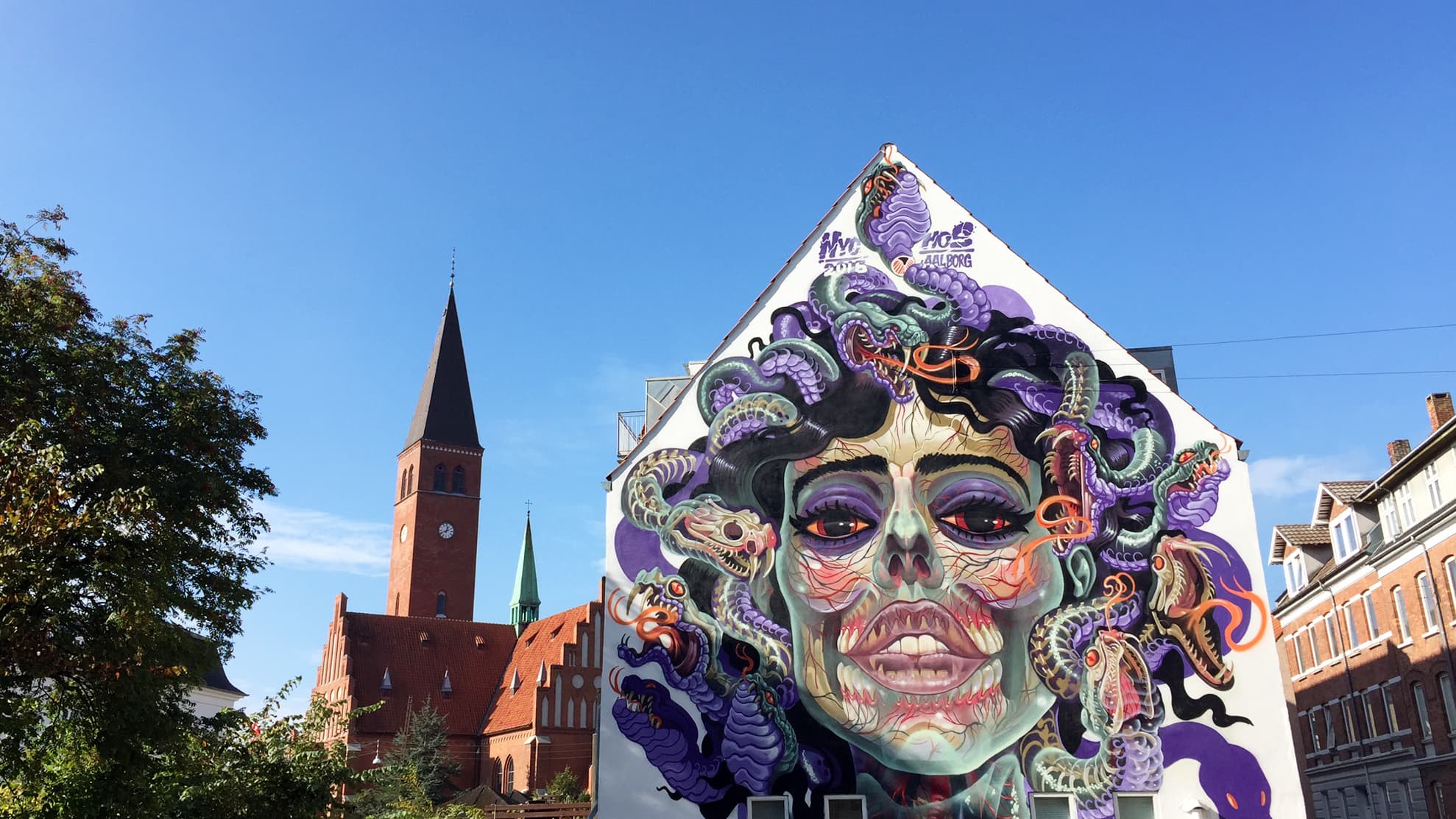 Street art - Nychos - Reberbansgade 47